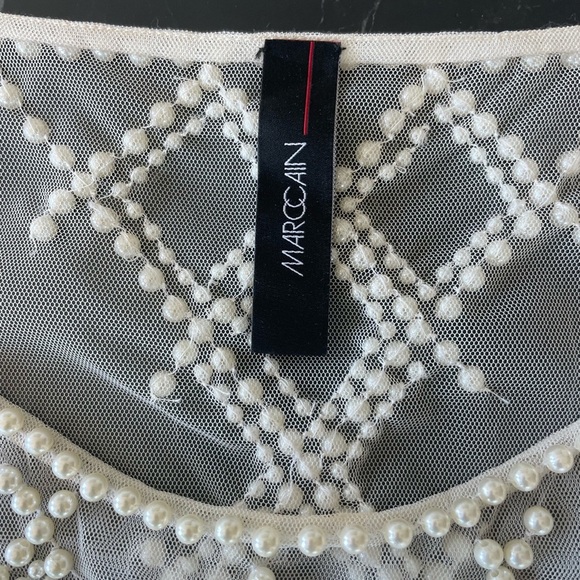 Marc Cain Sheer/Pearl tank overlay - Picture 3 of 3
